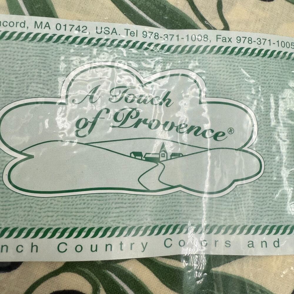 A Touch of French Provence Tablecloth 68" Round + 6 Napkins 18" Set 100% Cotton - Picture 6 of 7